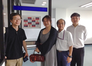 Prof. Ikeda and Prof. T. Hamano, UEC Int'l Exchange Center visited to KMITL GAL on 1st of Sept. 2014