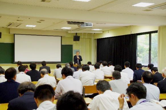 Opening address by Kazushi Nakano, Member of Board of Directors, UEC, Tokyo.