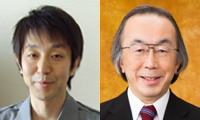 Prof. T. Nagai (left) and Prof. T. Nishino (right)